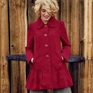 Anthropologie Grable Swing Coat by Elevenses